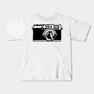 Mountain Camera Kids T-Shirt